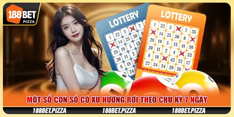 Một số con số có xu hướng rơi theo chu kỳ 7 ngày