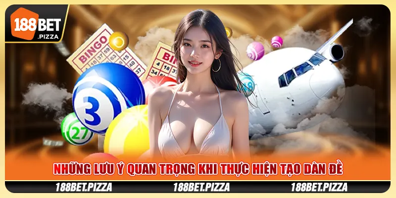 Những lưu ý quan trọng khi thực hiện tạo dàn đề